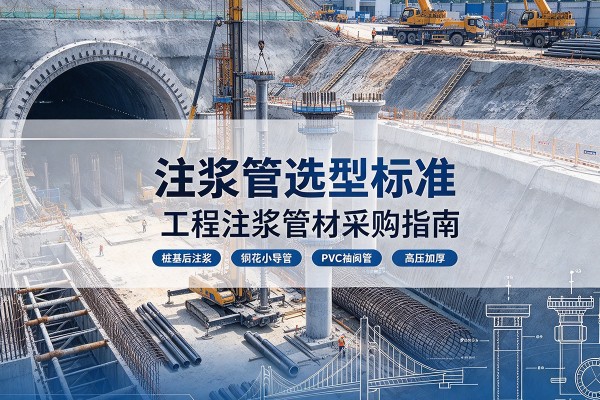 吴堡注浆管选型标准
