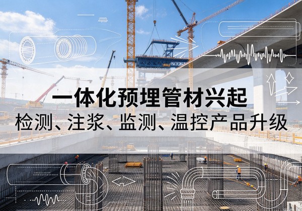 吴堡一体化管材产品兴起，声测注浆一体管、多功能预埋管应用增多