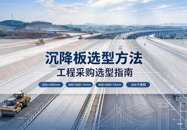吴堡沉降板选择方法
